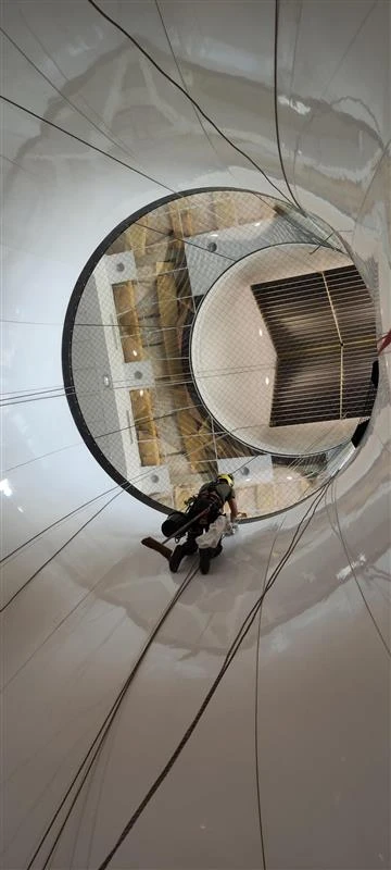 Intervention de cordistes MS Access pour un gros ventilo chez SORREBA MÉRIGNAC à Mérignac (bâtiment) – 2